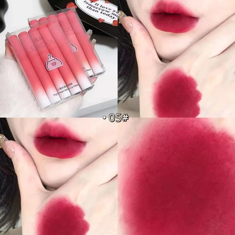 پک ۵عددی رژلب کره ای leaduu